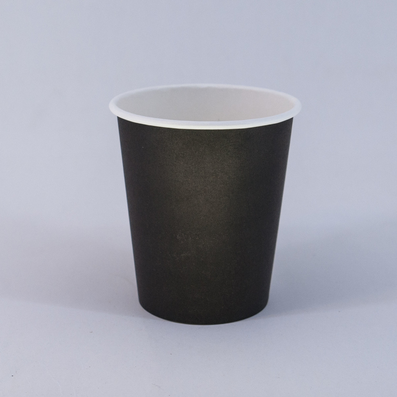 Стакан бумажный 250/270 мл «Black», 50 штук/упак, Россия