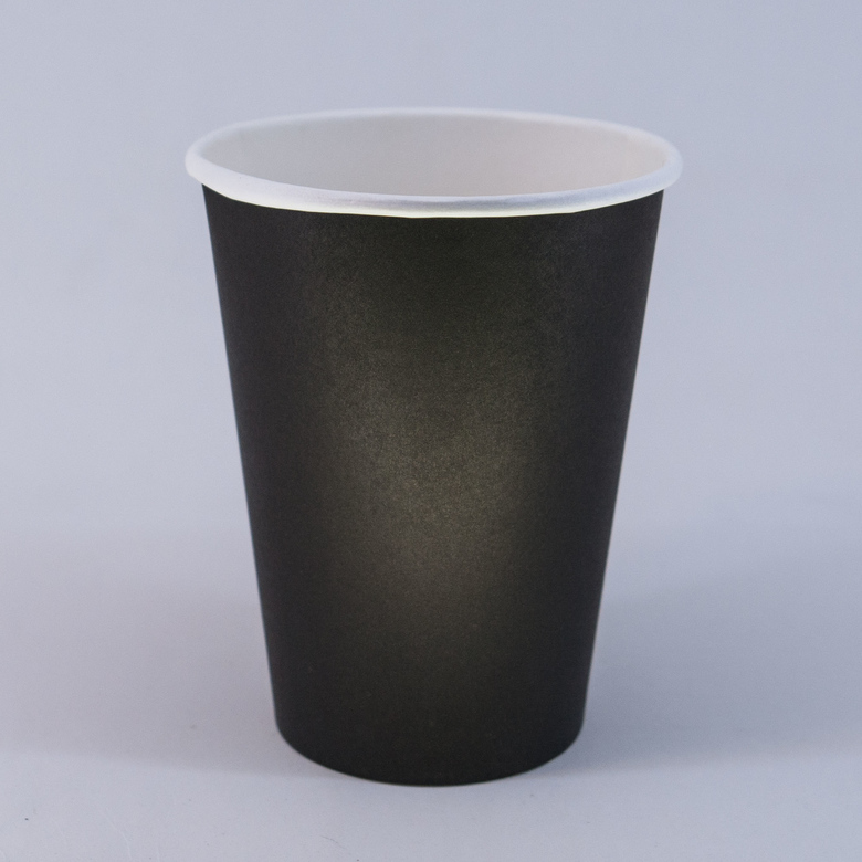 Стакан бумажный 350/430 мл «Black», 50 штук/упак.