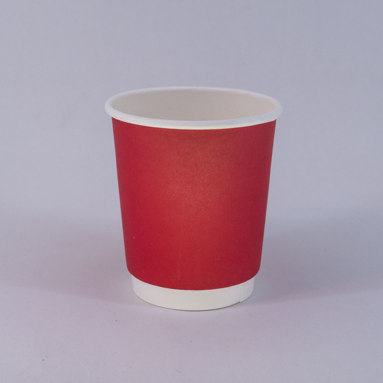 Стакан бумажный 250/270 мл «Red», двухслойный, 15 штук/упак.