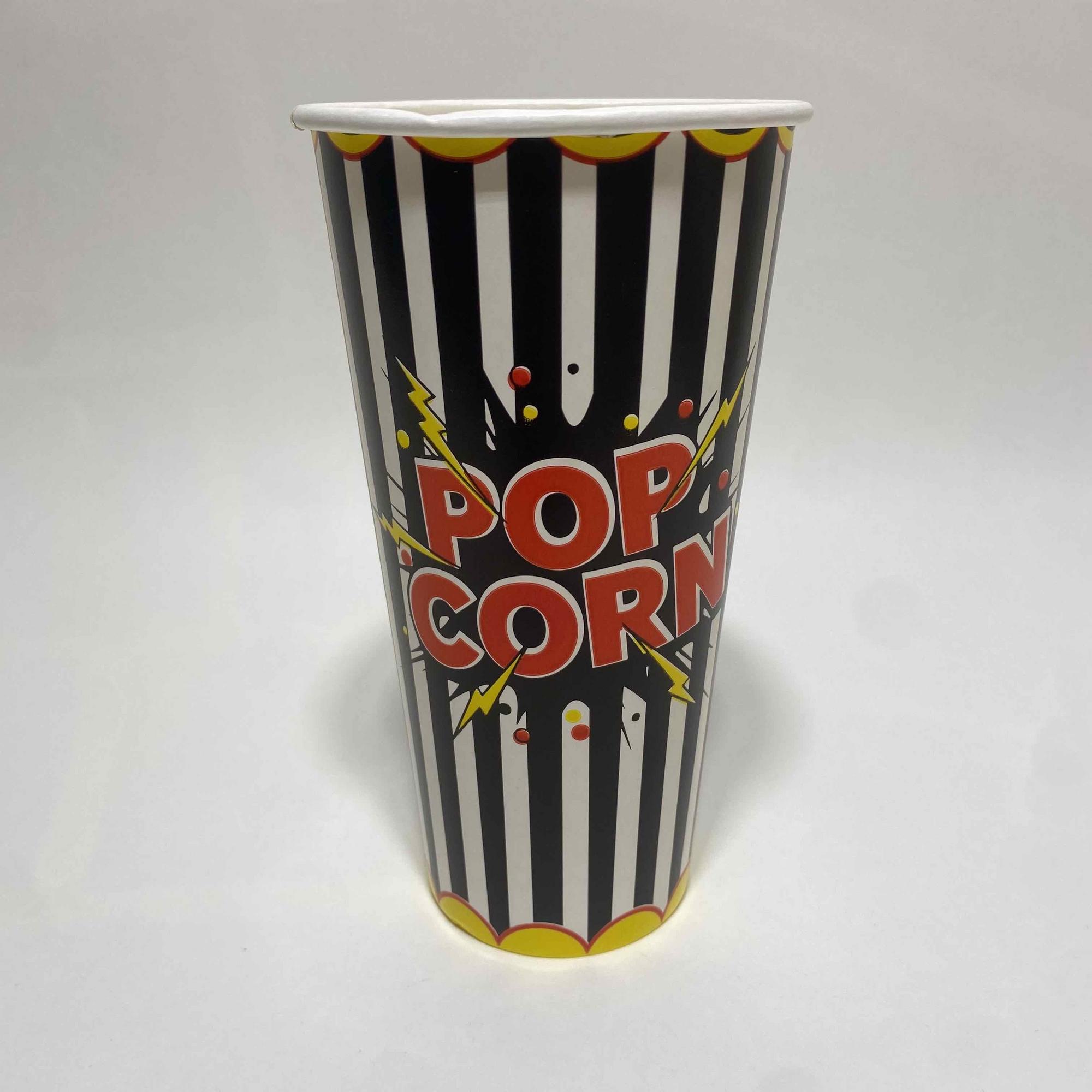 Стакан для поп-корна  V22 "Pop corn", 600 мл, 80 штук/уп.