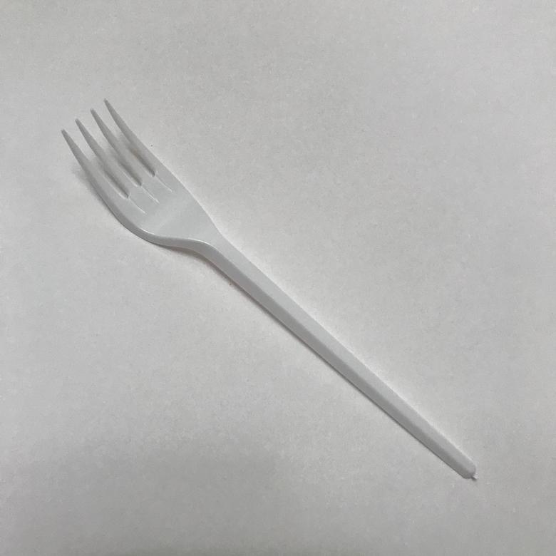 Вилка 165мм, белая, 100 штук/упак.