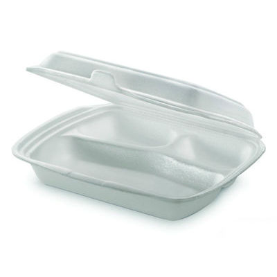 Ланч-бокс трёхсекционный (250x210x65), 100 штук/упак.