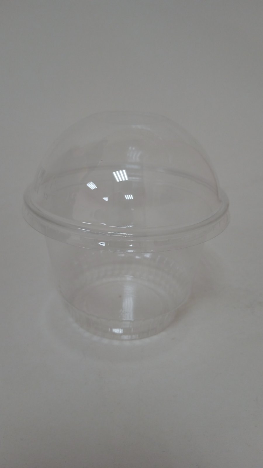 Креманка 270 мл c крышкой БЕЗ ОТВЕРСТИЯ, горловина 95 мм, 50 штук/упак.