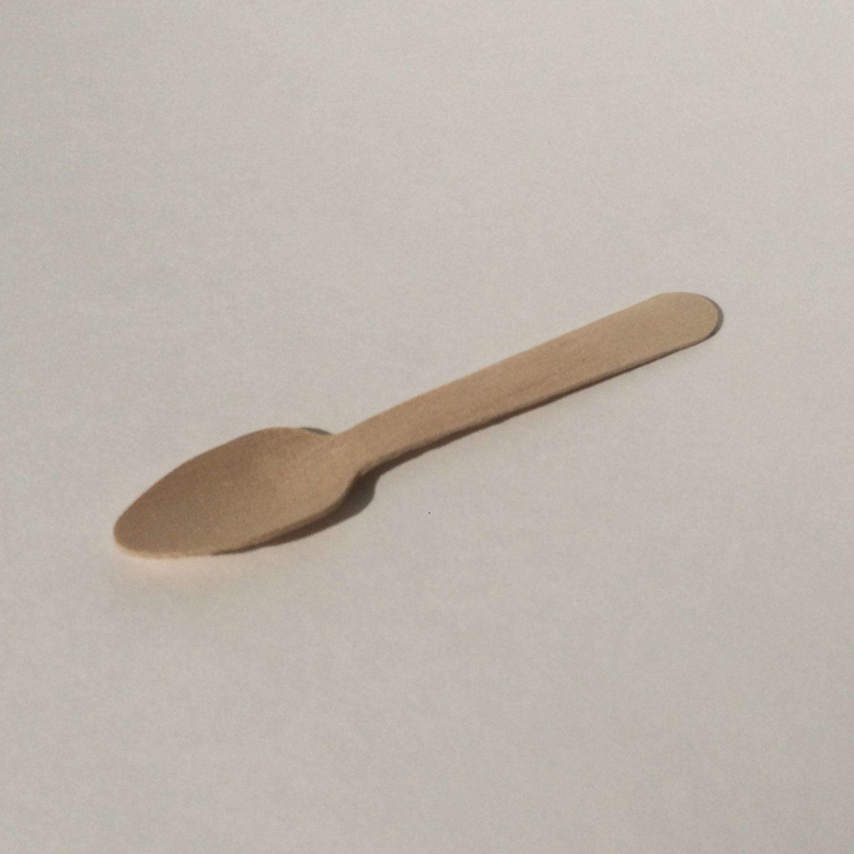 Ложка из дерева 110 мм, 100 штук/упак.