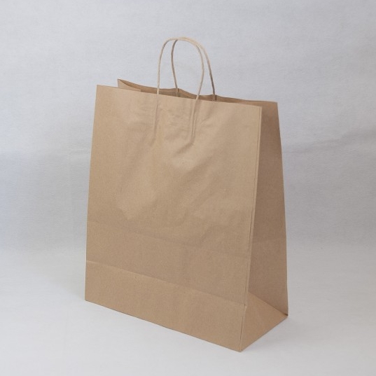 Пакет с витой ручкой "на вынос" 260х150х350, РФ, 200 штук/упак.