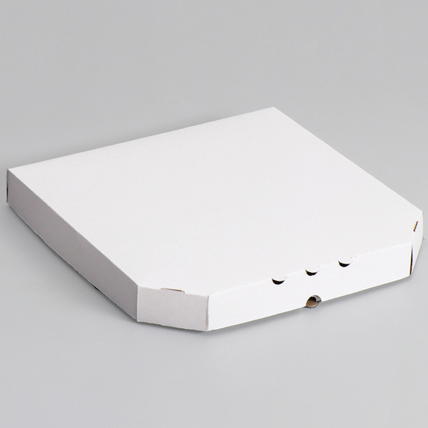 Коробка для пиццы 420x420x40 мм, белая, 50 штук/упак.
