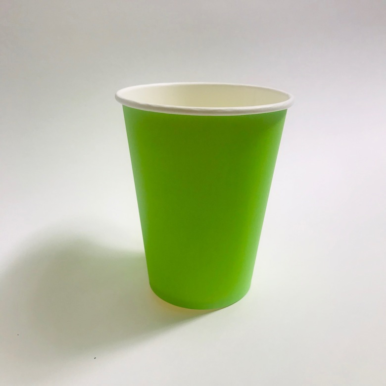 Стакан бумажный 350/400 мл «Зелёный», 50 штук/упак.
