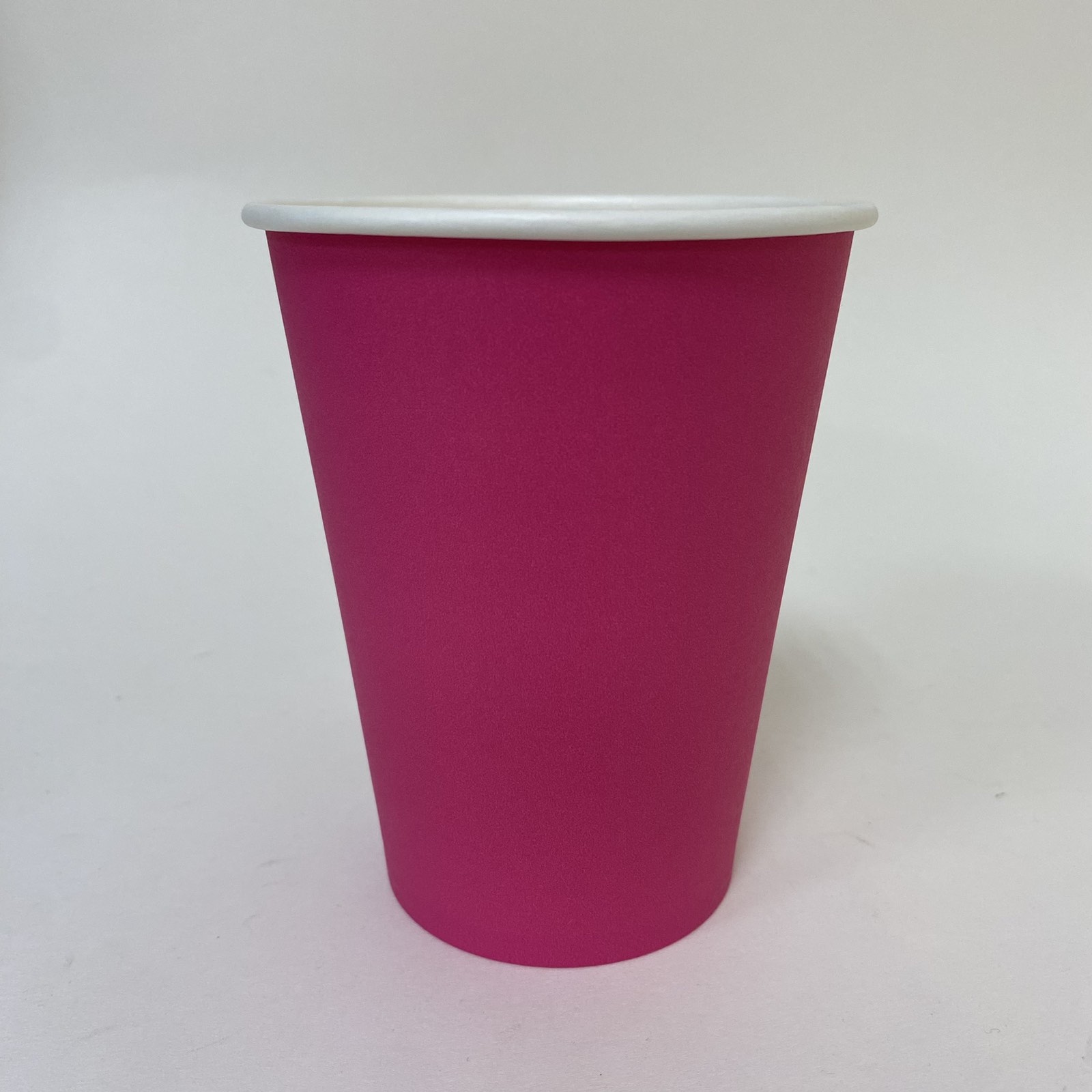 Стакан бумажный 350/400 мл «Розовый», 50 штук/упак.