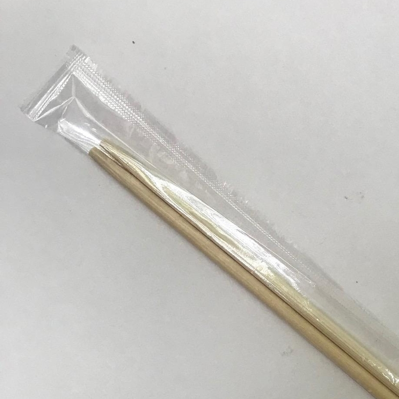 Палочки для еды в индивидуальной полиэтиленовой упаковке круглые, 20 см,  100 пар/упак.