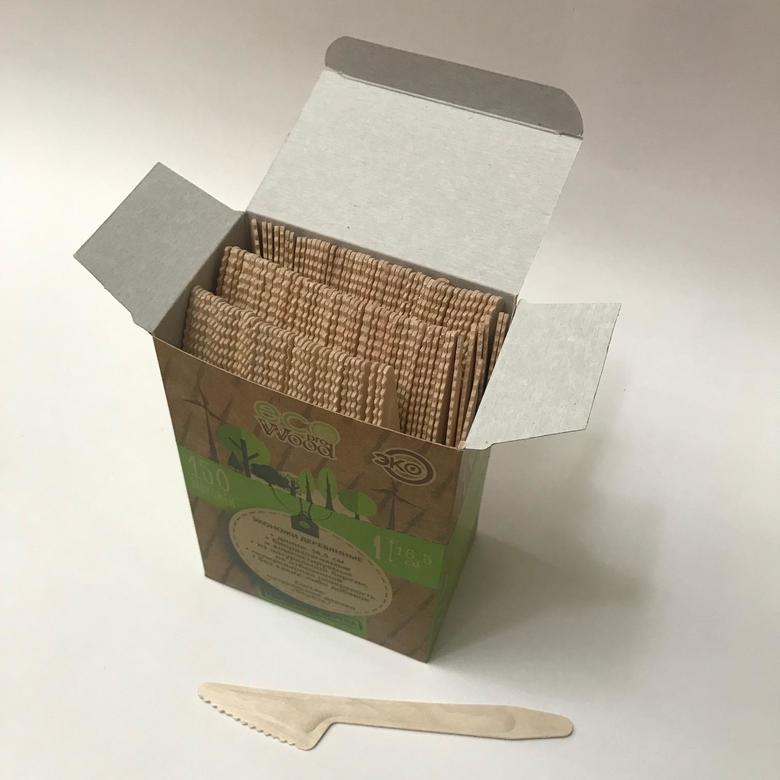 Нож из дерева в картонной коробке, 150 штук/упак