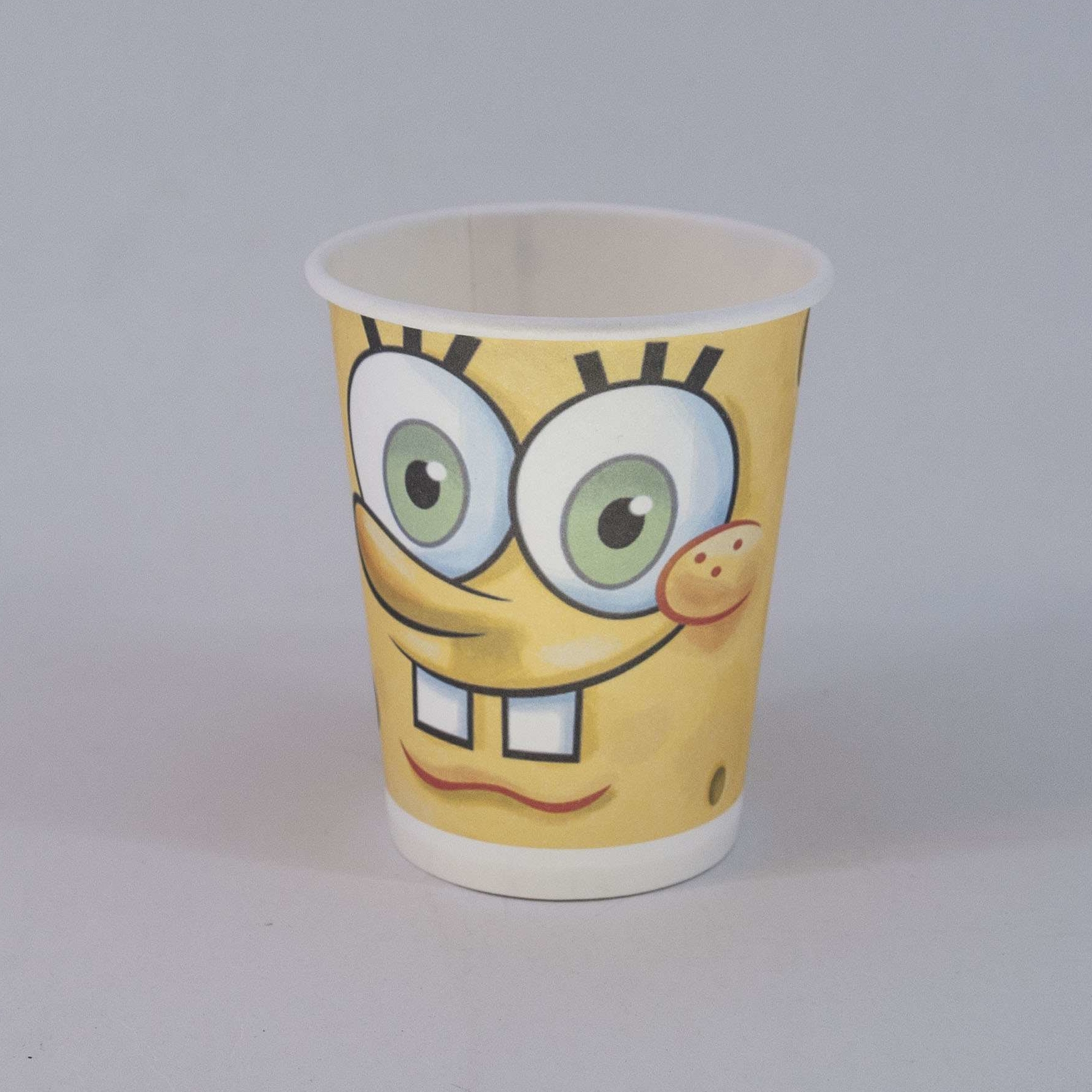 Стакан бумажный 250/270 мл «БОБ», 40 штук/упак (ГеккоКапс)