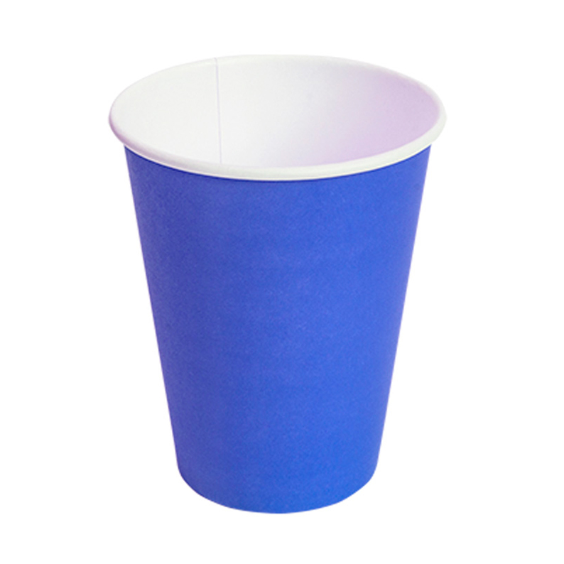 Стакан бумажный 350/400 мл «Синий», 50 штук/упак, Россия