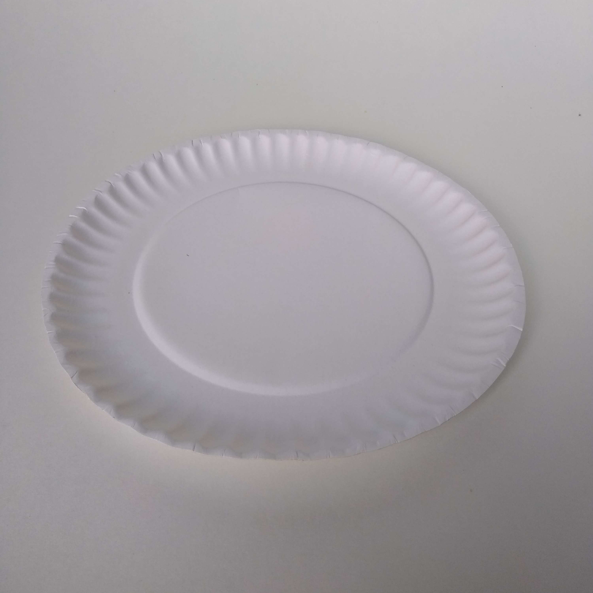 Тарелка круглая 320 мм, картонная, белая, 100 штук/упак.