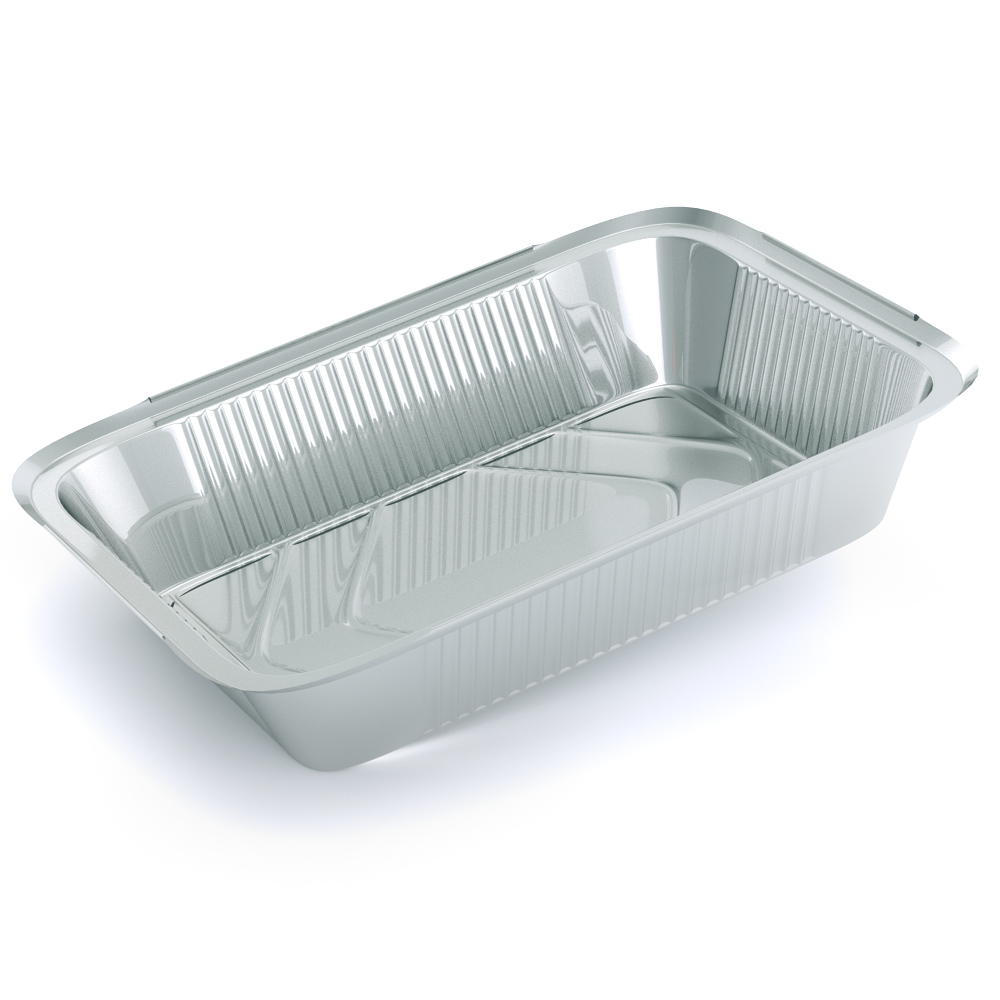 Контейнер алюминиевый прямоугольный SP64L (R84L), 960 мл (100 штук/упак)