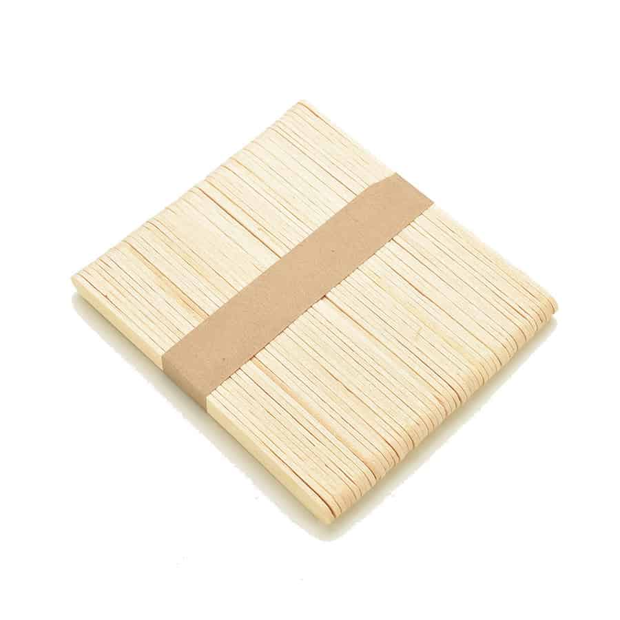 Палочка для размешивания (мороженого) деревянная 93 мм, 50 штук/упак.