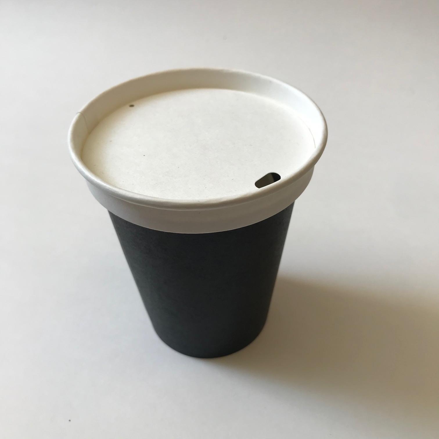 Крышка картонная 80мм к БУМАЖНОМУ СТАКАНУ, белая, 50 штук/упак (Паперскоп)