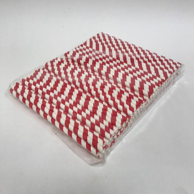 Трубочки коктейльные БУМАЖНЫЕ 6х200 мм(цветные), 250 штук/упак.