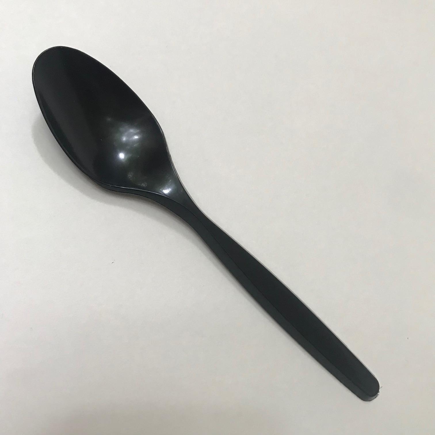 Ложка "Премиум" Компакт, черная, 50 штук/упак.