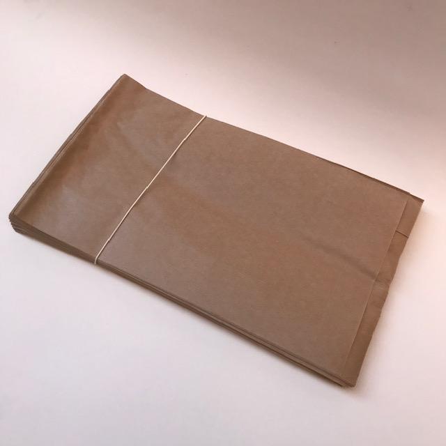 Пакет бумажный 140*60*200 мм, крафт БУН 40г,  1000 штук/упак.