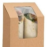 Упаковка для роллов 450мл (ECO Roll), крафт, 25 штук/упак.