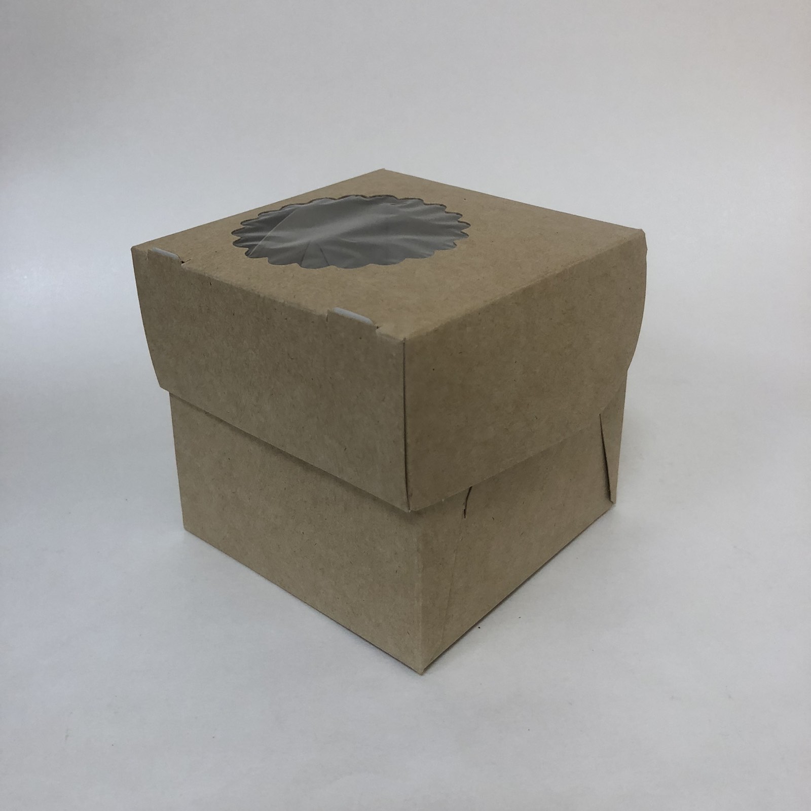 Упаковка на 1 маффина (ECO MUF 1), крафт, 25 штук/упак.