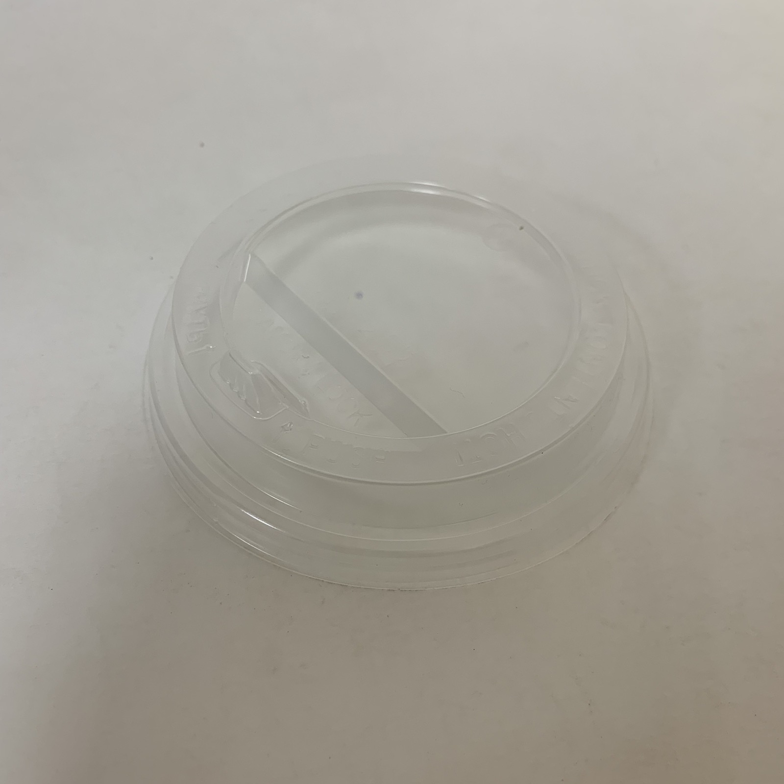 Крышка 80 мм, прозрачная, 100 штук/упак.