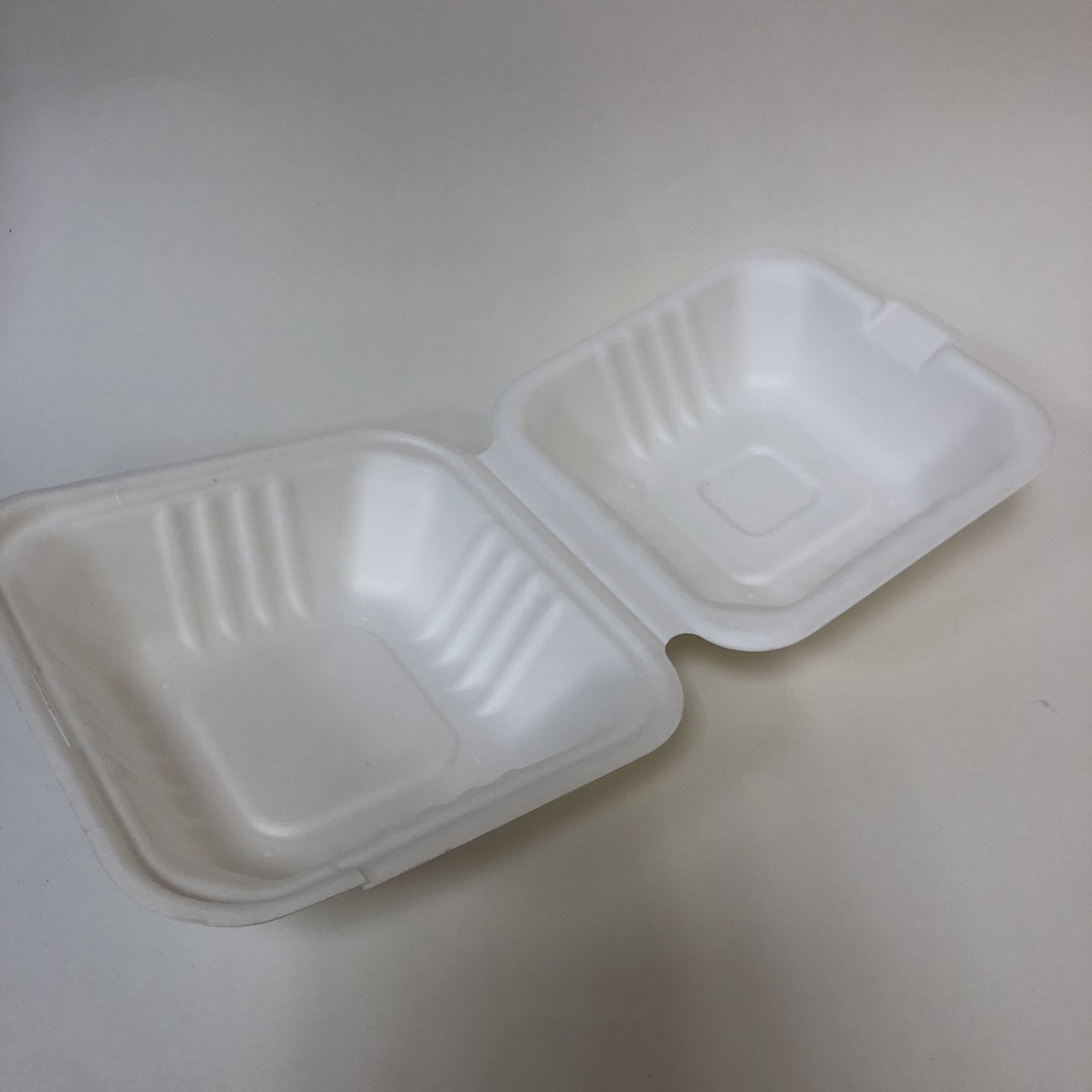 Бургербокс биоразлагаемый 166х153х63 мм, 450 мл, 50 штук/упак.