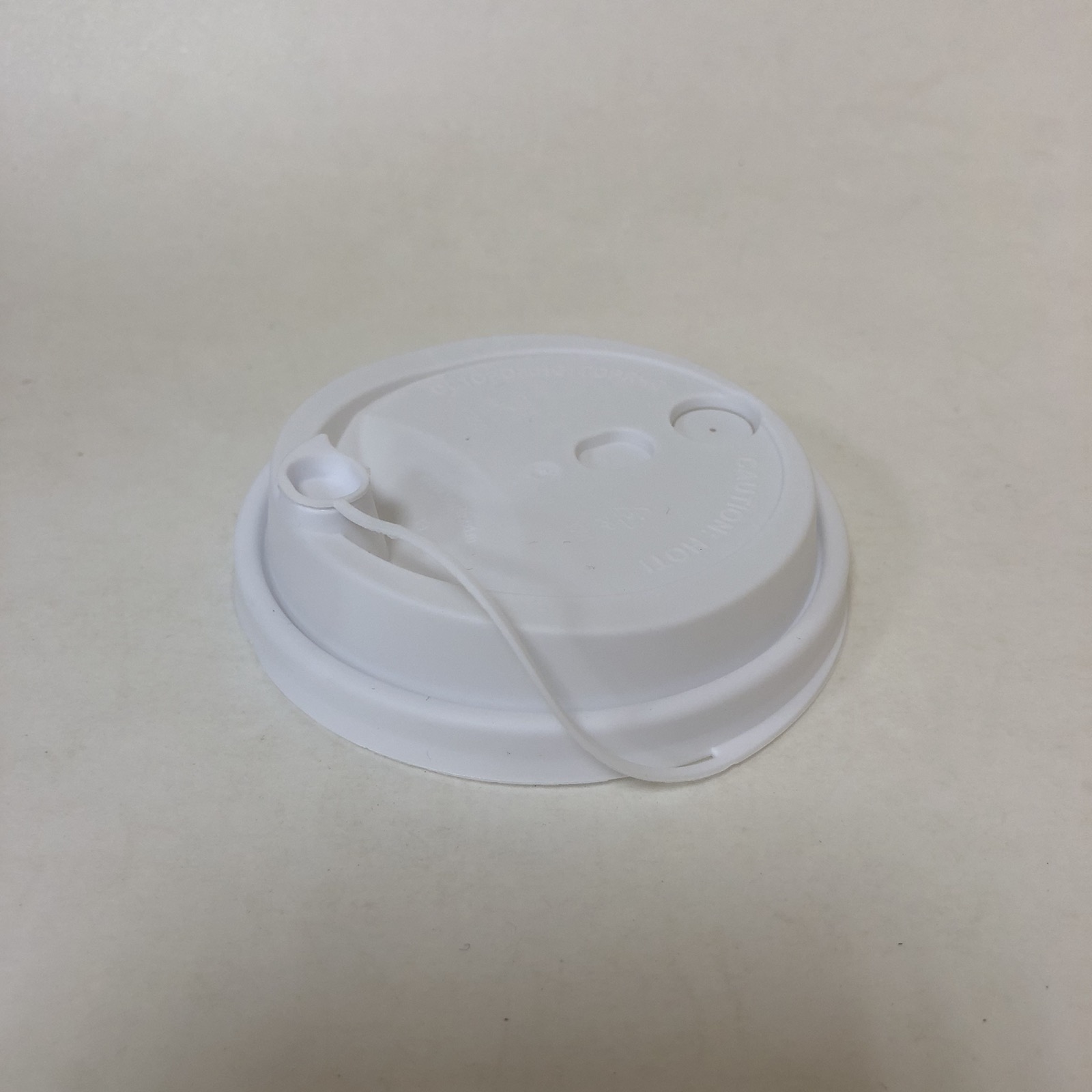 Крышка  ФЛИП ТОП 80 мм, белая, КАШТАН, 50 штук/упак.