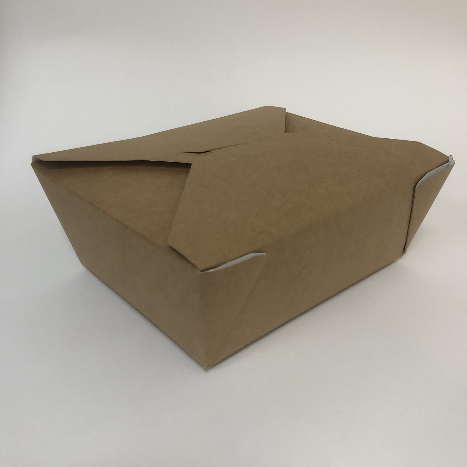 Контейнер бумажный FOLD BOX 1400 мл, крафт, 45 штук/упак.