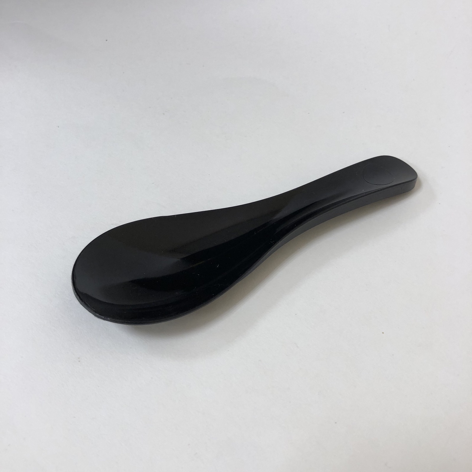 Ложка для Мисо супа, ПС, черная, 100 штук/упак.