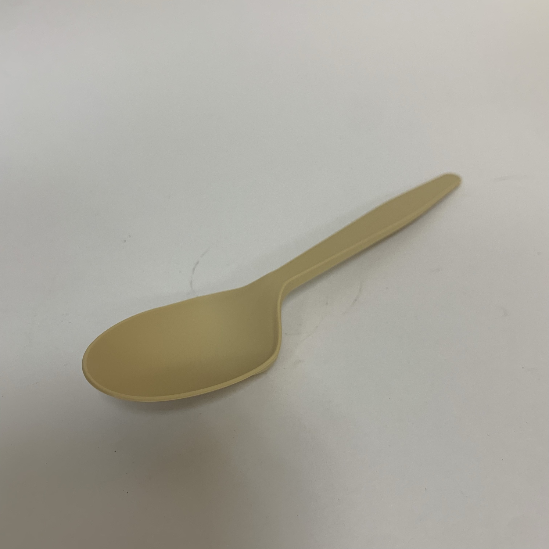 Ложка столовая Био Эко Премиум M, крахмал, 165 мм, БЕЖЕВЫЙ, 50 штук/упак.