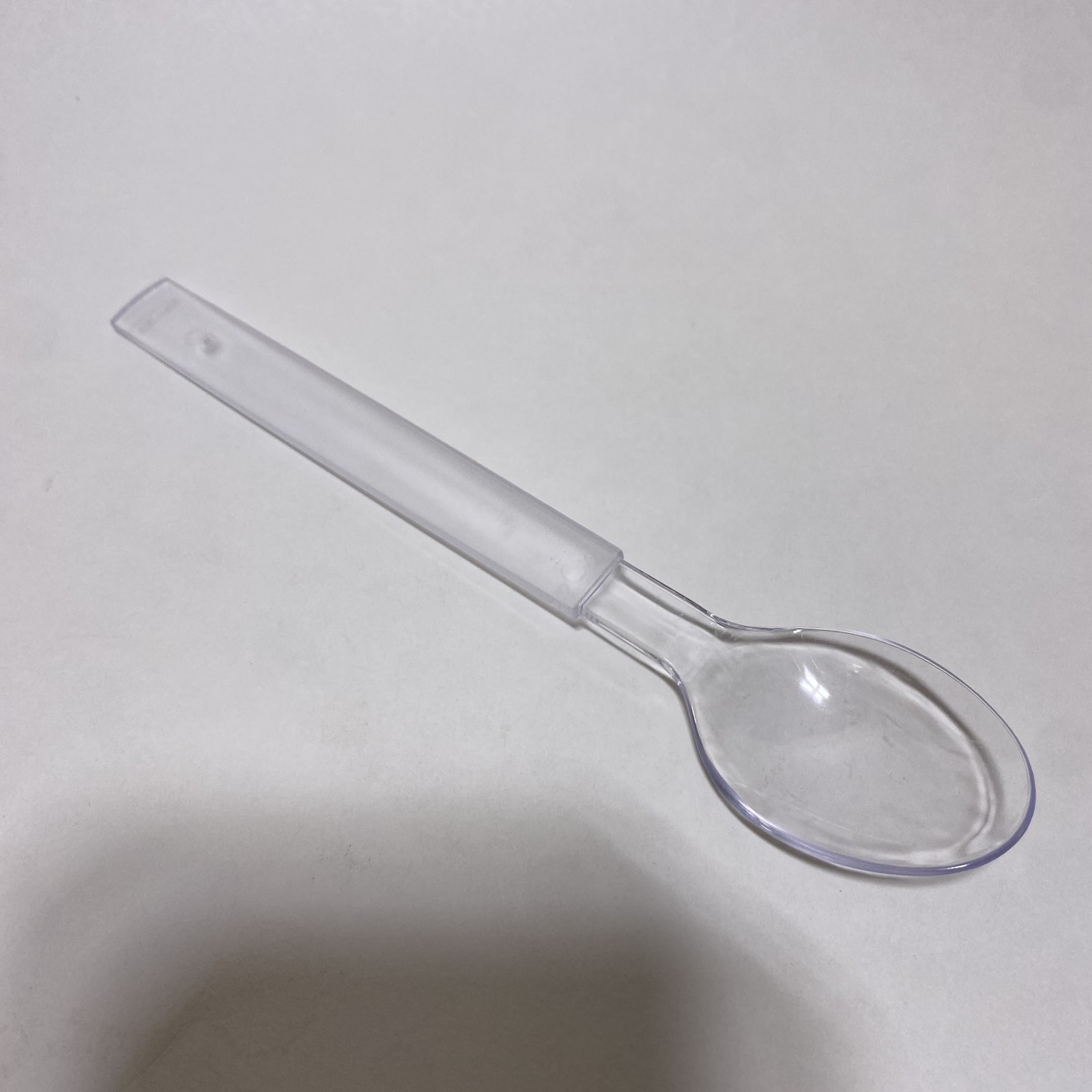 Ложка столовая "Люкс", прозрачная, 50 штук/упак.