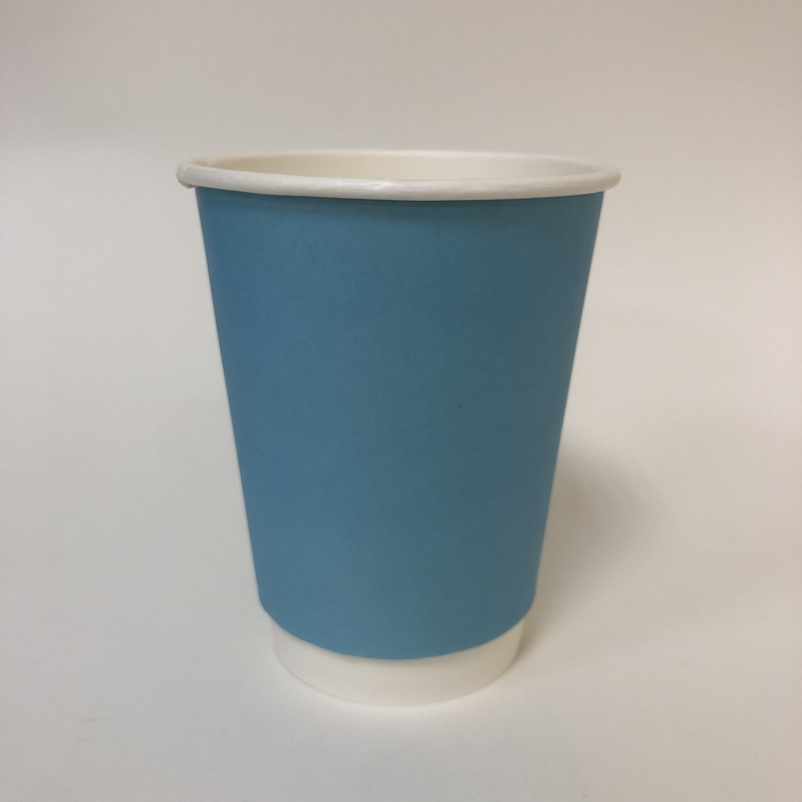 Стакан бумажный 350/400 мл «Бирюзовый», двухслойный, 15 штук/упак.