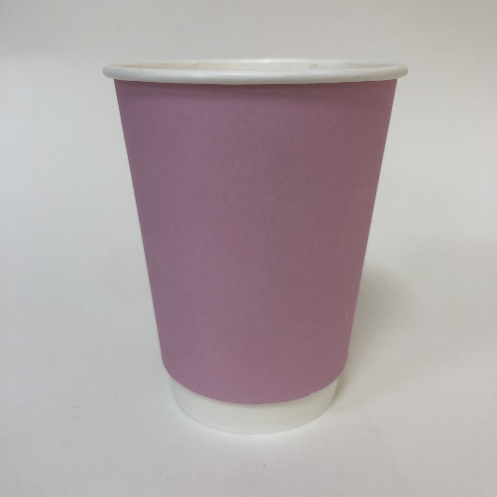 Стакан бумажный 350/400 мл «Розовый», двухслойный, 15 штук/упак.