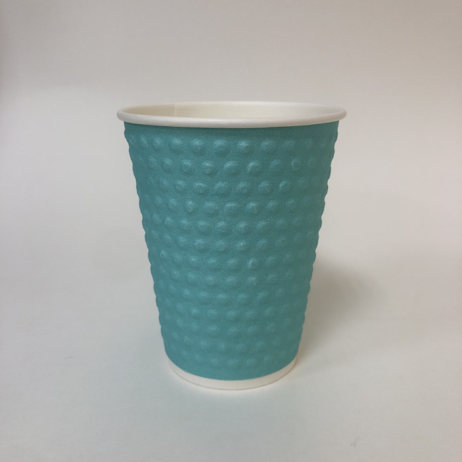 Стакан бумажный 300/430 мл тиффани с конгревом «Bubbles», двухслойный, 35 штук/упак.