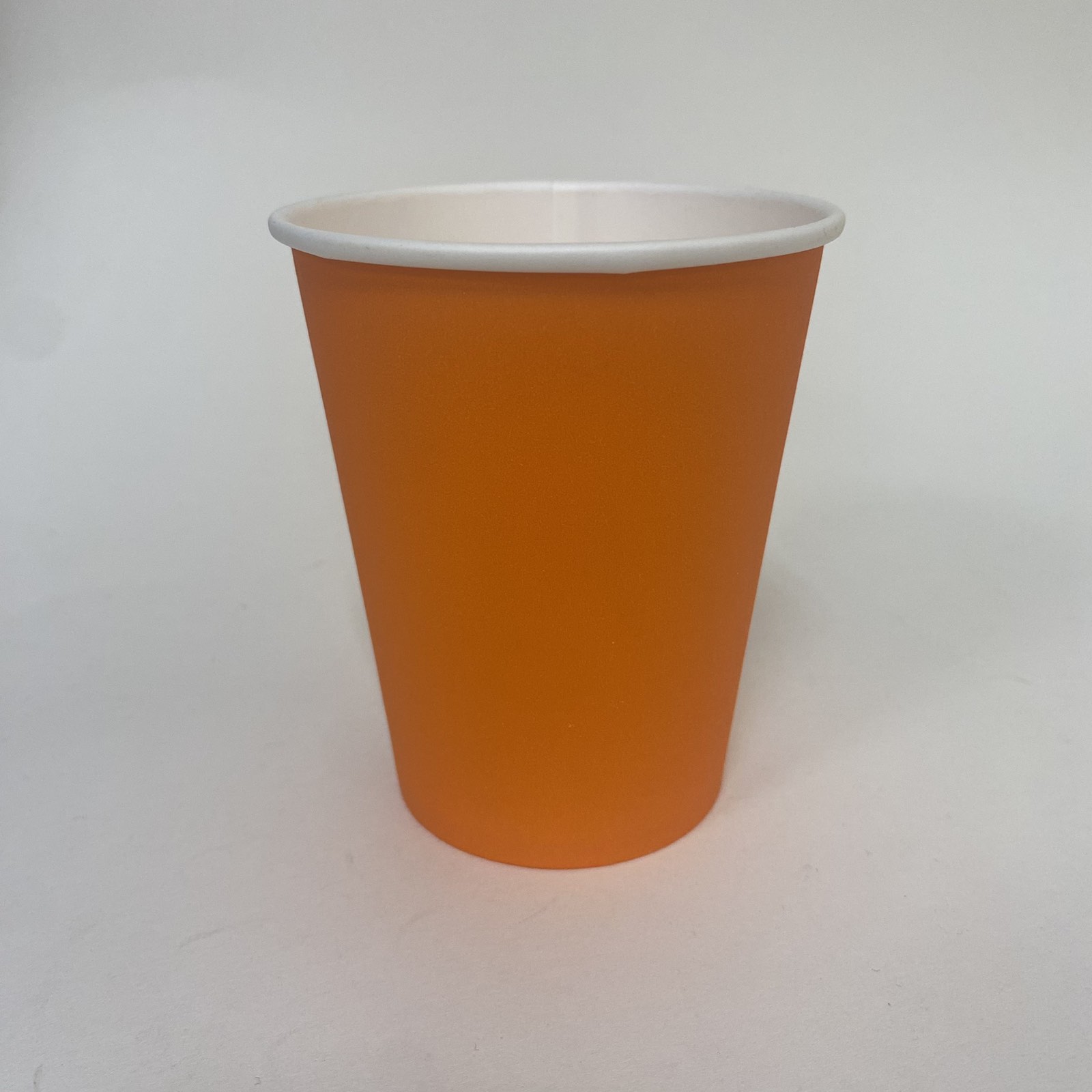 Стакан бумажный 250/270 мл «Оранжевый», 50 штук/упак., Россия
