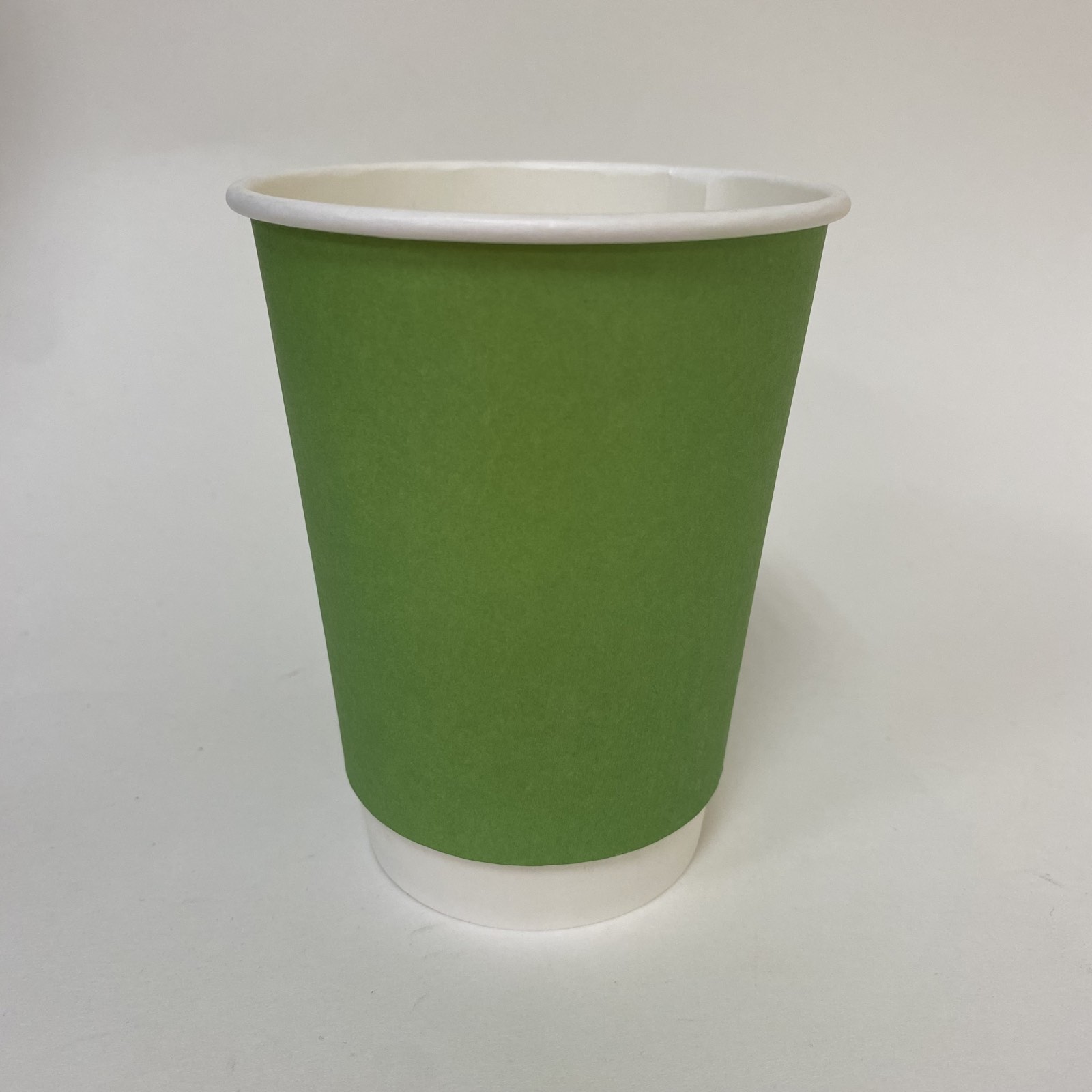 Стакан бумажный 350/400 мл «Зеленый», двухслойный, 15 штук/упак.