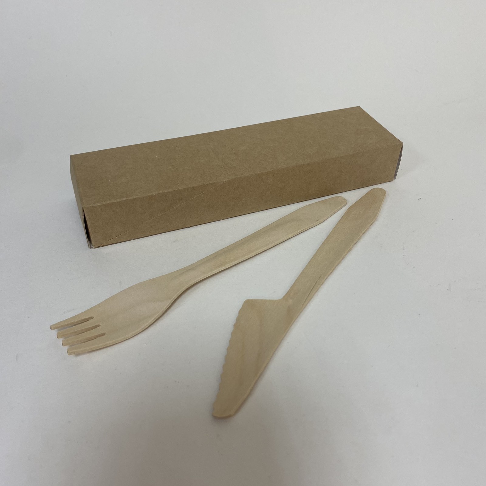 Набор столовых приборов из дерева КОМБО-10+10 (вилка, нож), 1 набор