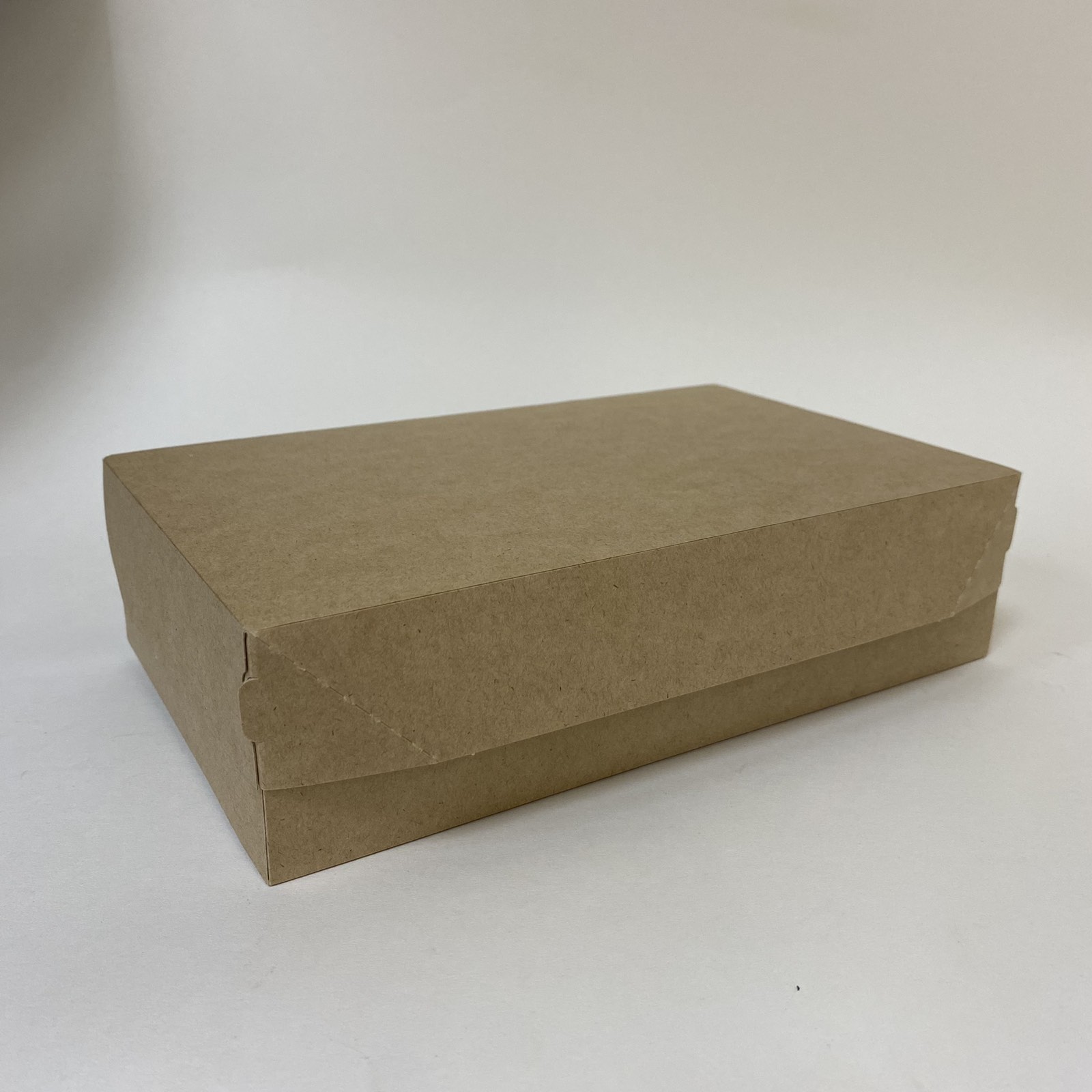 Упаковка для десертов 1900 мл, крафт, 50 штук/упак.