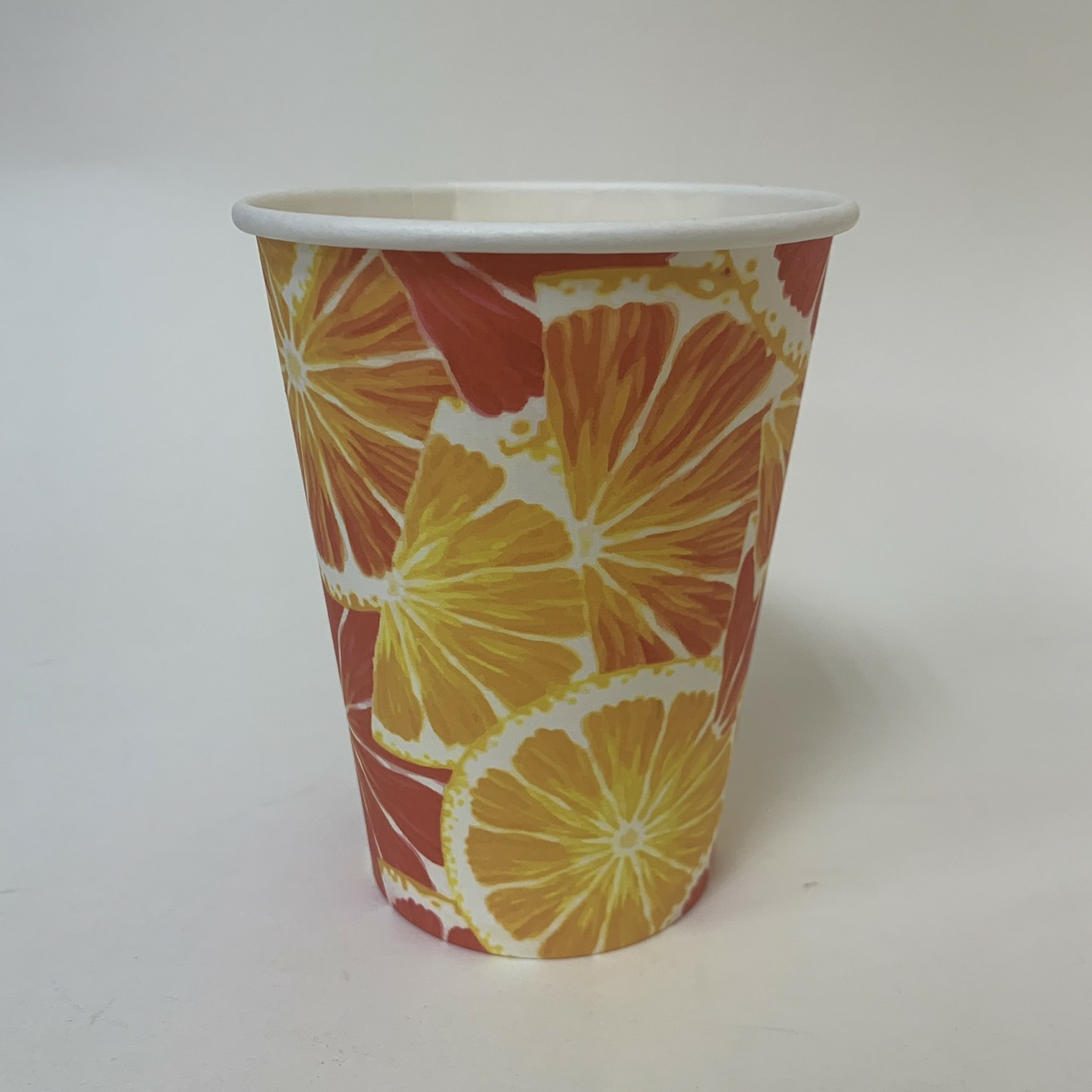 Стакан бумажный 350/430 мл «Цитрус», 40 штук/упак (ГеккоКапс)