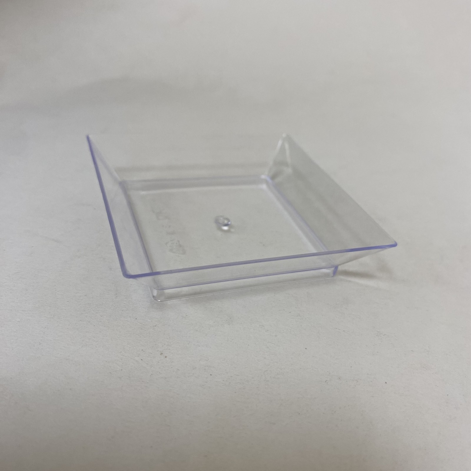 Тарелка малая Complement 65х65х16 мм 45 мл прозрачная, 25 штук/упак.