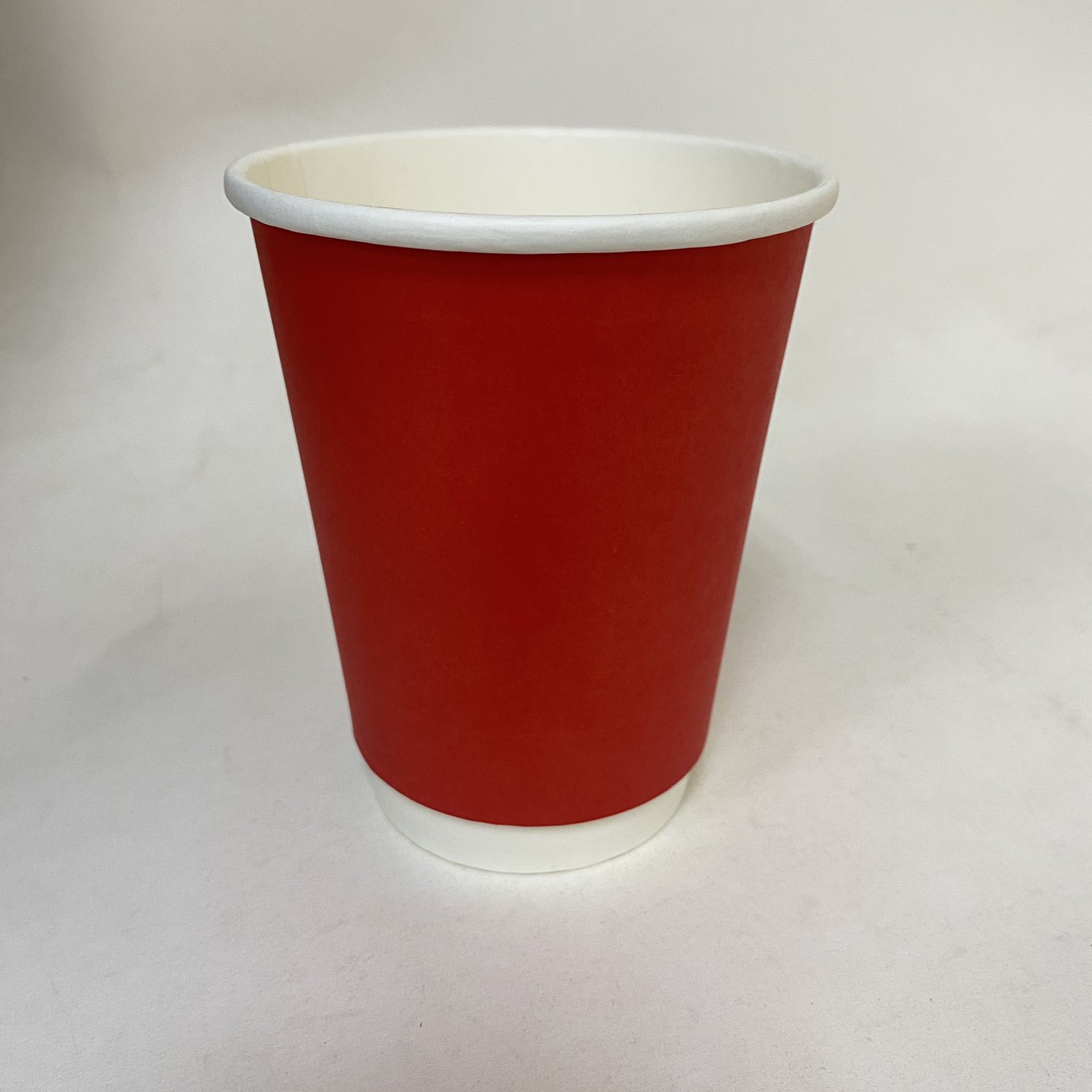 Стакан бумажный 350/400 мл «Красный», двухслойный, 15 штук/упак.