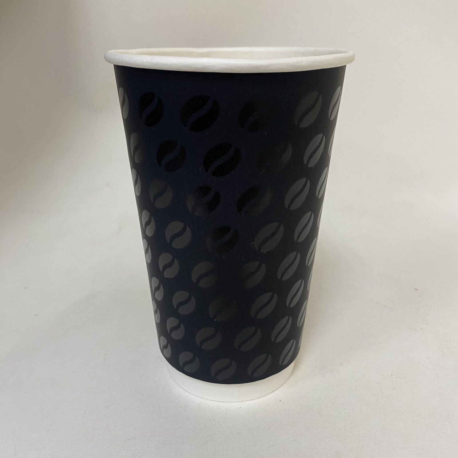 Стакан бумажный 400 мл Soft touch «Зерно», двухслойный, 18 штук/упак.