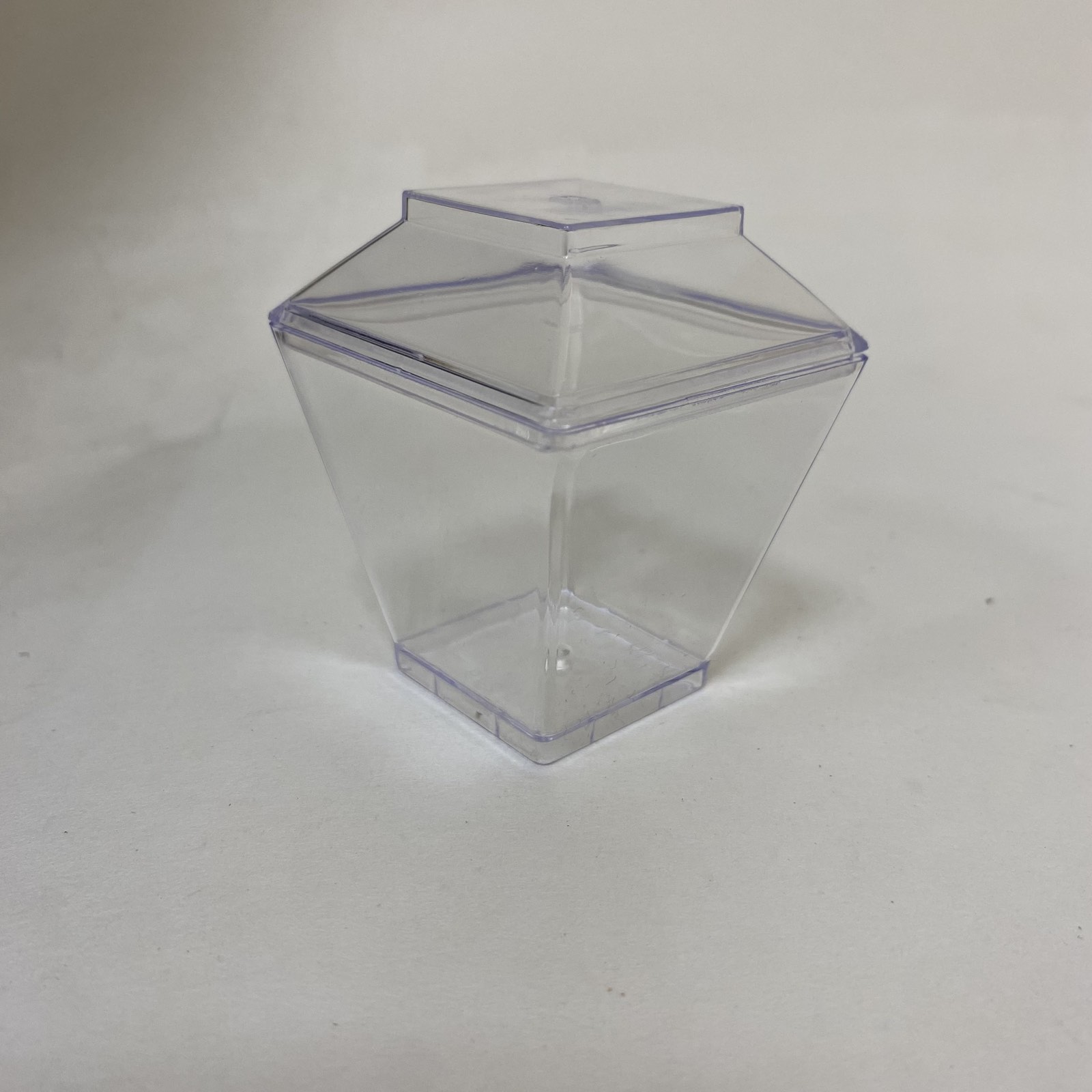 Фуршетная форма Complement  с крышкой Ромб 50х50х60 мм 105 мл прозрачная, 24штук/упак.