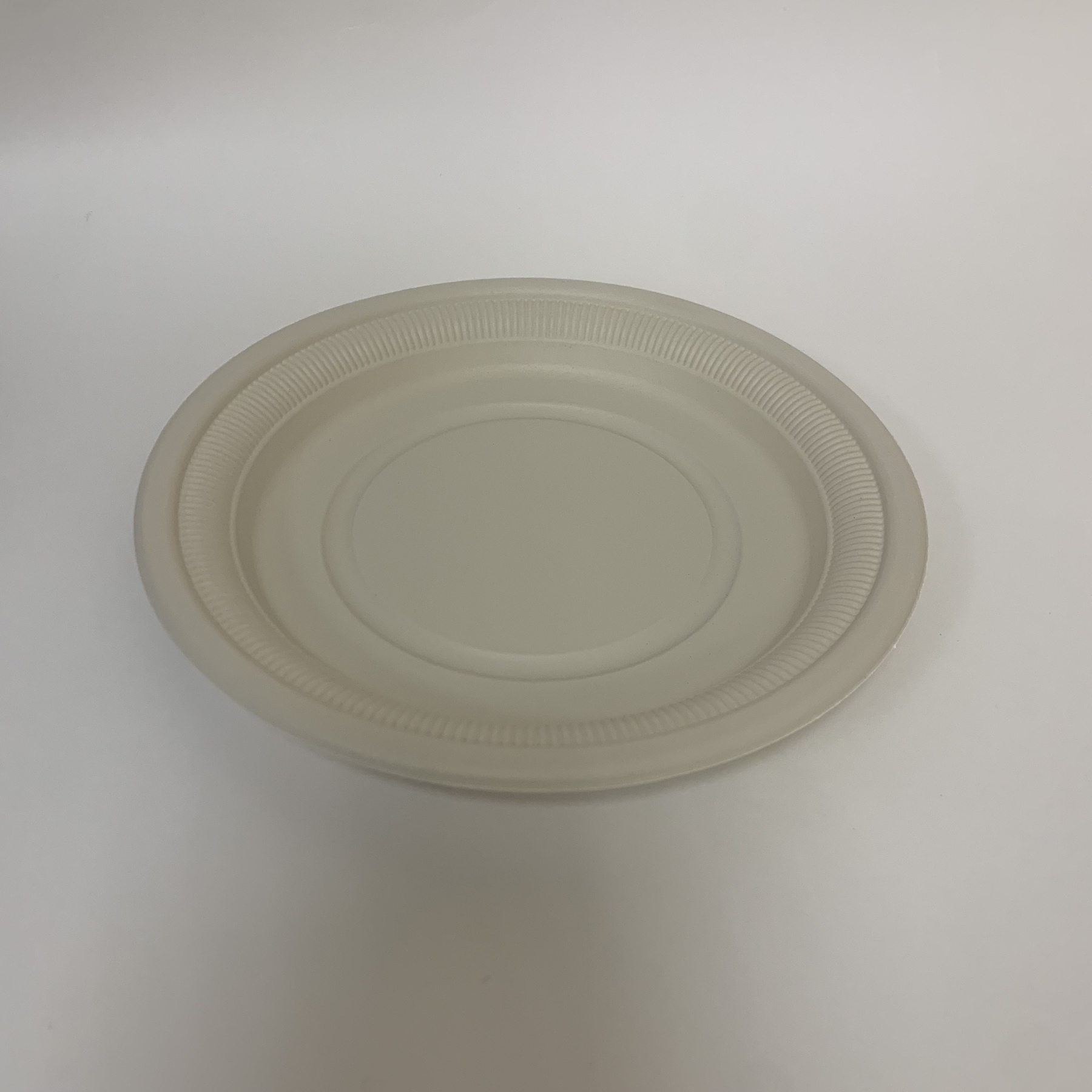 Тарелка биоразлагаемая 180 мл, кукурузный крахмал, 50 штук/упак.