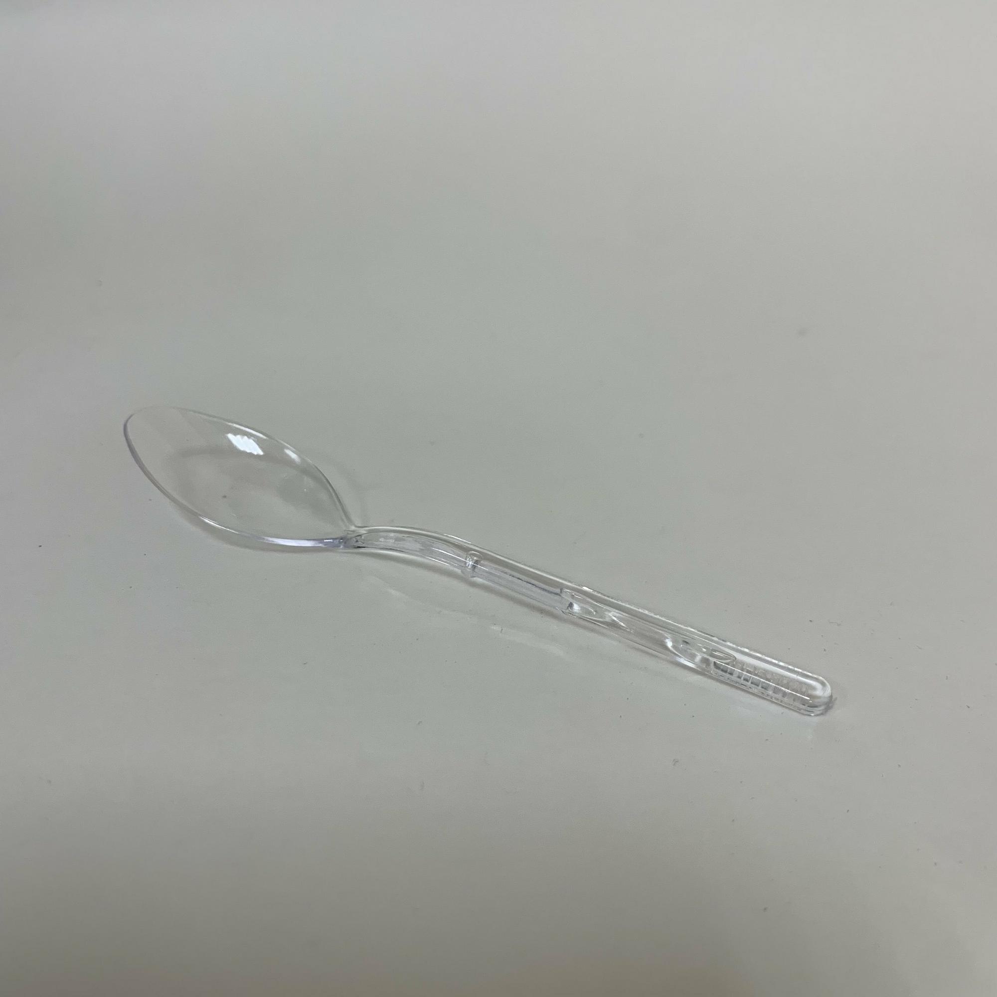 Мини-Ложка прозрачная 97 мм, 50 шт/упак.