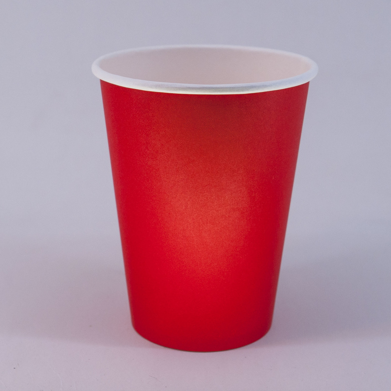 Стакан бумажный 350/430 мл «Red», 50 штук/упак.
