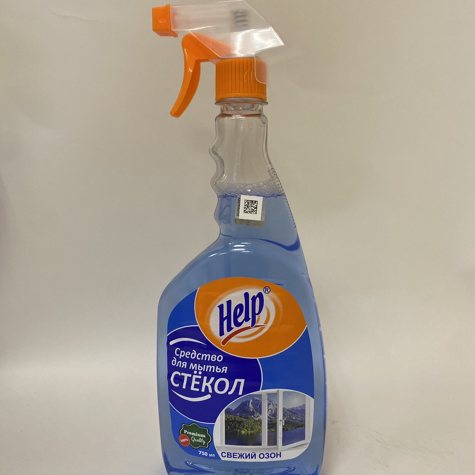 Средство для мытья стекол Help, в ассортименте, 750 мл , 1 бут.