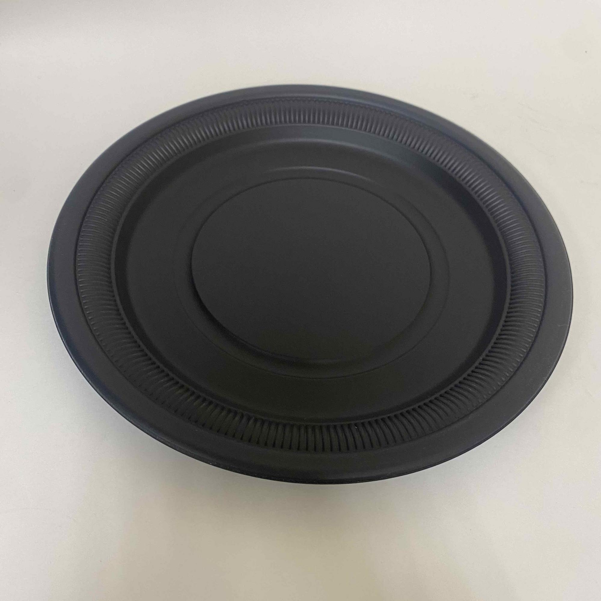 Тарелка биоразлагаемая 230 мл, кукурузный крахмал, ЧЕРНАЯ, 50 штук/упак.