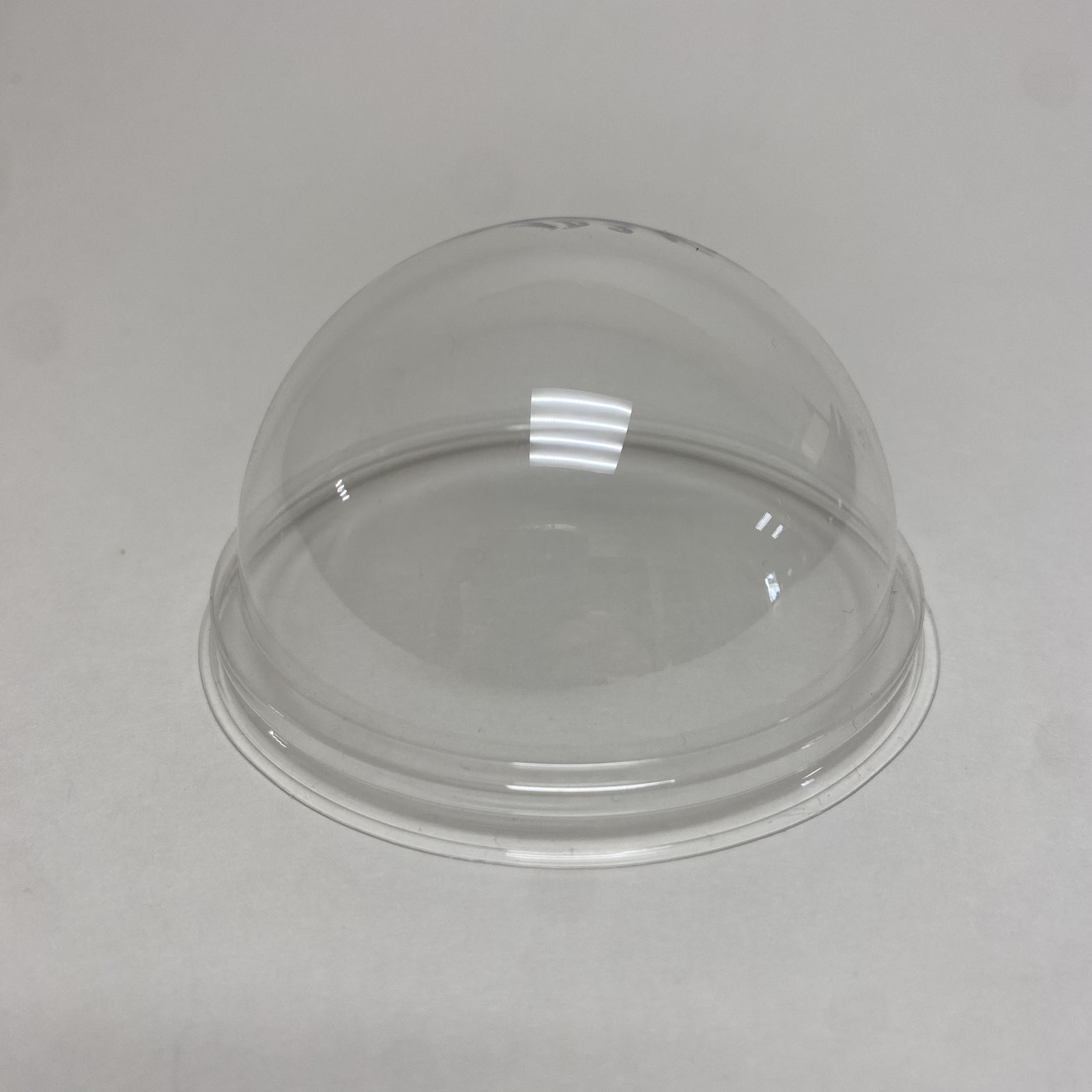 Крышка  для стакана купольная 90 мм без отверстия, прозрачная, 100 штук/упак.